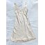 Vintage Blancherie Silk-Satin Slip Dress