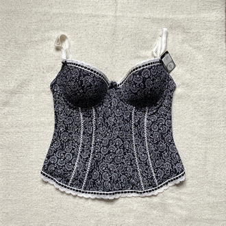Vintage Floral Bustier