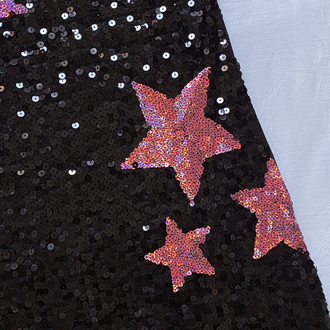 Vintage Star Sequin Mini Dress