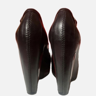Vintage Balenciaga 2006 Platform Wedge Mary Janes Heels