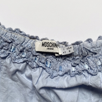 Vintage Moschino Baby Blue Blouse