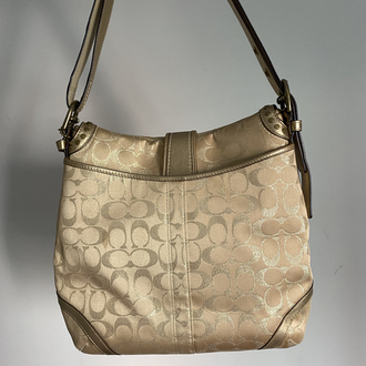 Vintage Coach Gold Shimmery Bag