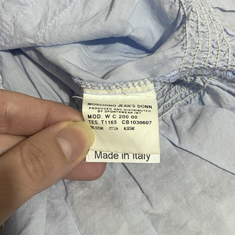 Vintage Moschino Baby Blue Blouse
