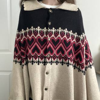 Vintage Betsey Johnson Poncho