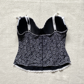 Vintage Floral Bustier