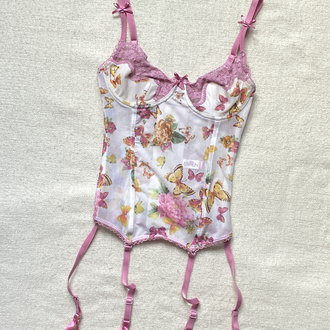 Vintage Loliten Butterfly Bustier