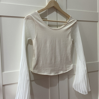 Vintage Elegant Tulle Blouse