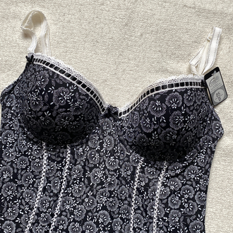 Vintage Floral Bustier