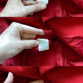 Vintage Moschino Wool Red Blazer Jacket