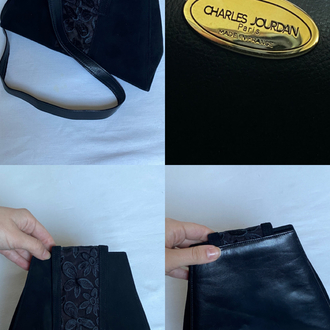 Vintage Charles Jourdan Heels & Bag Set