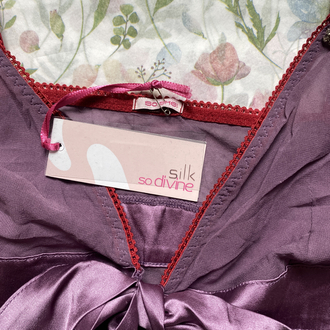 Vintage So She! Silk Transparent Top