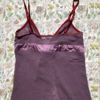 Vintage So She! Silk Transparent Top