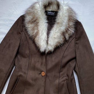 Vintage Fur Collar & Sleeve Detailed Coat