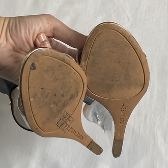 Nine West Clear Wedge Heels