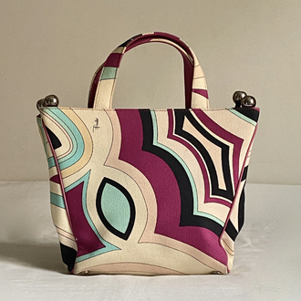 Vintage Emilio Pucci Canvas Handbag