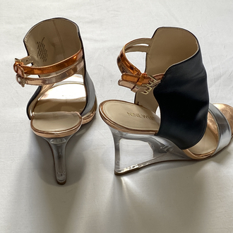 Nine West Clear Wedge Heels