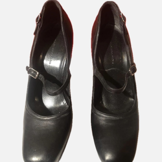Vintage Balenciaga 2006 Platform Wedge Mary Janes Heels