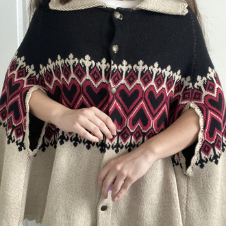 Vintage Betsey Johnson Poncho