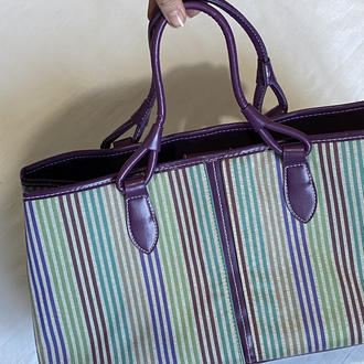 Vintage Striped Multicolour Bag