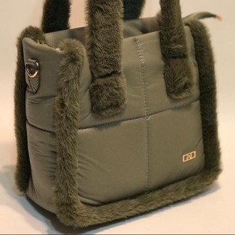 Winter Chic Haki Kadın Çanta