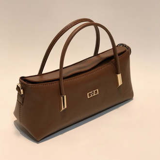 Taba Kadın El ve Omuz Çantası - Mini Baget Tasarım Modern Şık Çant