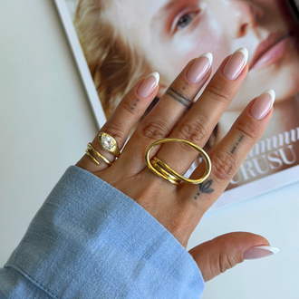 Oval pinterest yüzük✨