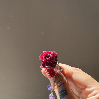 Amethyst Rose Kolye ✨