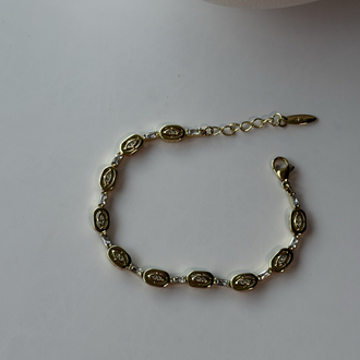 Taşlı Vintage oval bileklik | Xuping 
