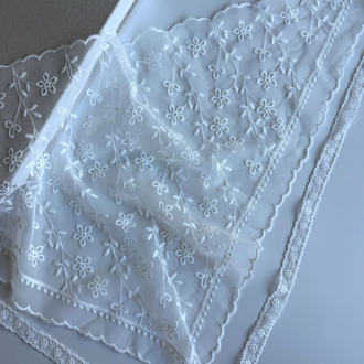 Çiçek detaylı Bandana & Kemer Dantel ✨