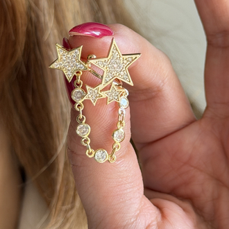 Yıldızlı earcuff✨
