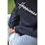 Happiness - Lacivert Kapüşonlu Sweat