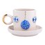 Mori® Blue Deco Türk Kahvesi Fincanı