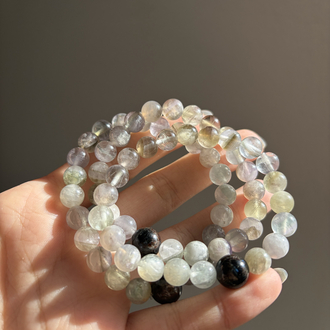 Ame-Green Mix Prasiolite | Bileklik
