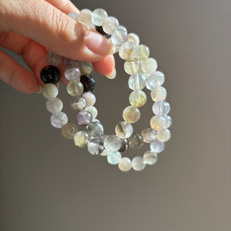 Ame-Green Mix Prasiolite | Bileklik