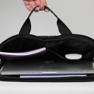 Moserini 13''-14.2'' Taban Korumalı, Omuz Askılı Desenli Macbook Laptop Çantası