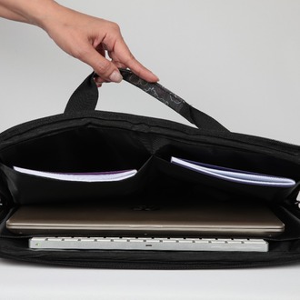 Moserini 15.6''-16" Taban Korumalı, Omuz Askılı, Desenli Laptop Macbook Çantası