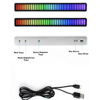 Rgb sese duyarlı ekolayzer