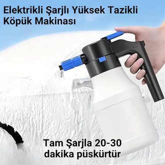1.5Lt Yüksek Basınçlı Şarjlı Tam Otomatik Köpük Makinası