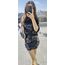 OTRİŞ DETAYLI PULLU BLUZ 