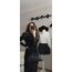 TÜL DETAYLİ KADİFE ÇİÇEKLİ MAXİ ELBİSE