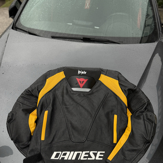 Dainese Hakiki Dana Derisi Hörgüçlü Mont   