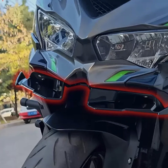 Kawasaki ZX4R Siyah Winglet