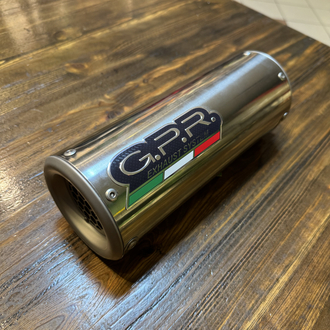 Gpr M3 İnox E Onaylı Orjinal Egzoz / 53 mm Giriş 27 cm Uzunluk