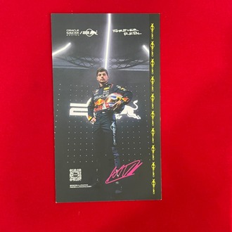 Max Verstappen 2024 İmzalı Kart