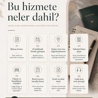 Kişiye Özel Yurtdışı Gezi Danışmanlığı | Rota, Bütçe ve Rezervasyon Planı