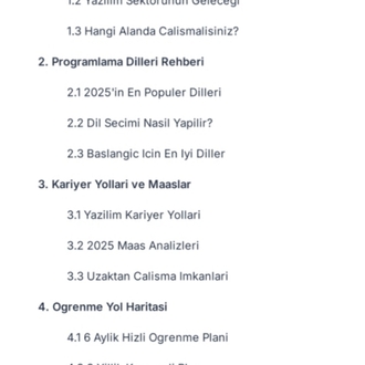 “Yazılıma Başlayanlar İçin PDF Rehber”
