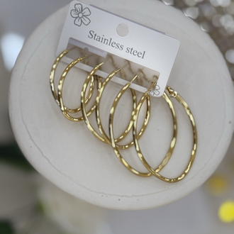 Stainless Steel Halka Küpe