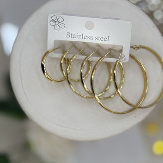 Stainless Steel Halka Küpe