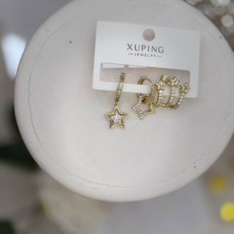 Xupıng Zirkon Taş 3Lü Küpe