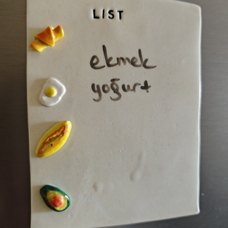 Liste Magnet (kalem dahil)